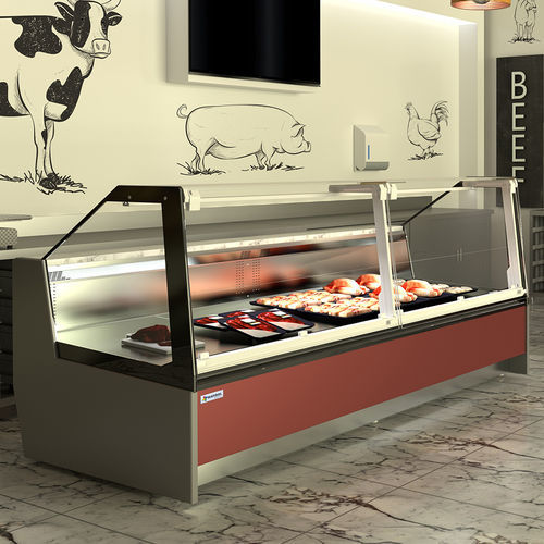 Vitrina refrigerada vertical - ANTARCTIC - MAFIROL - para loja / metálica / com porta