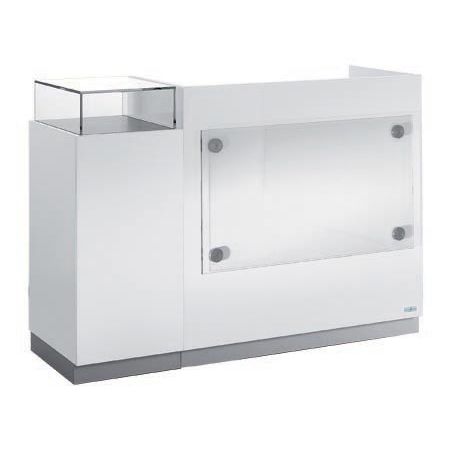Balcão de recepção modular - NIRVANA LOGO  - Medical & Beauty - em madeira