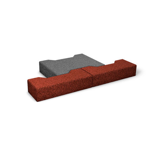 Bloco de pavimentação de borracha reciclada - REGUPOL playfix VB - REGUPOL Germany GmbH & Co. KG - para ambiente externo / antiderrapante / permeável