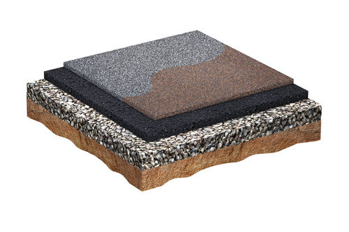 Revestimento de piso de borracha reciclada - REGUPOL workout FUN - REGUPOL Germany GmbH & Co. KG - em EPDM / para ambiente externo / para atividade esportiva