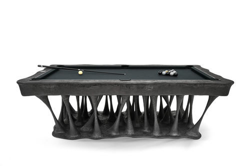 Mesa de sinuca de design original - "Black Bi" - Billards Toulet - Babyfoot by Toulet - da linha residencial / da linha comercial / em madeira de freixo