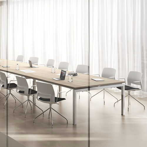 Cadeira de conferência contemporânea - EASY      - Ofifran - para ambiente interno / em material plástico / estofada