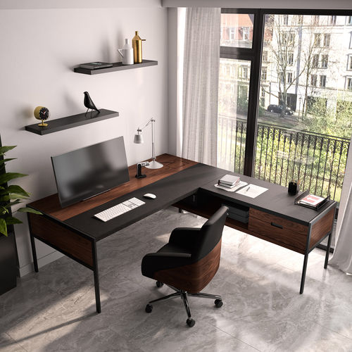 Mesa executiva - GALLERY  - Ofifran - de piso / contemporânea / em madeira