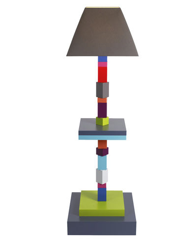 Luminária de piso - PIED-JEU - Les Pieds sur la Table ® - em madeira / contemporânea / sem fio