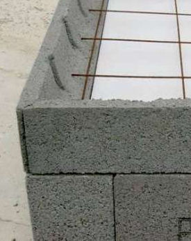 Bloco de cofragem em concreto - L - Perin - para piso