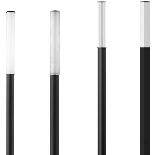 Coluna de luz contemporânea - SMITH - LIGMAN Lighting Company Limited - em aço inoxidável / em policarbonato / de LED