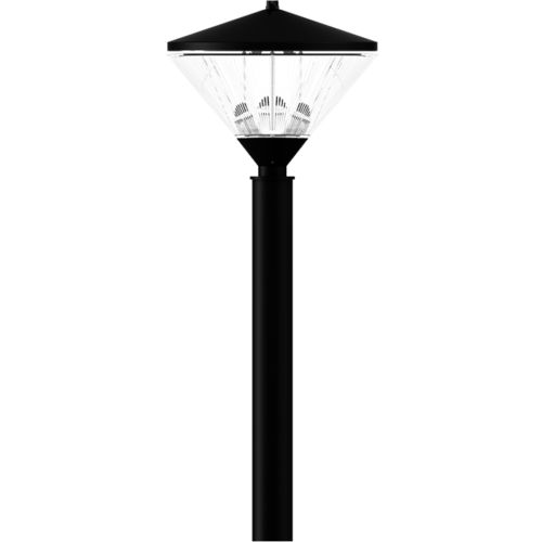 Poste de iluminação pública - QBA - LIGMAN Lighting Company Limited - clássico / em aço inoxidável / em PMMA