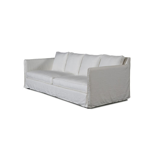 Sofá contemporâneo - Urban - PAU - em tecido / com capa removível / branco