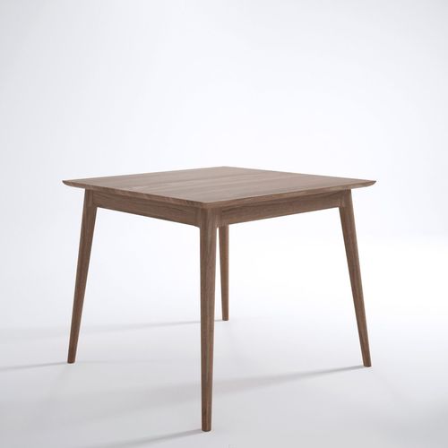 Mesa de jantar contemporânea - VI13 - Karpenter - em carvalho / em teca / com base em madeira maciça