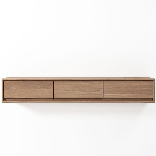 Estante de parede - CC17 - Karpenter - contemporânea / em teca / em carvalho branco