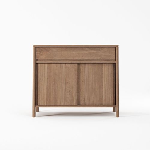 Buffet aparador contemporâneo - CC19 - Karpenter - em teca / em carvalho branco / com gavetas