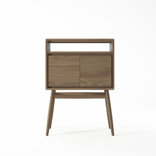 Buffet aparador com pés altos - TW22  - Karpenter - contemporâneo / em carvalho / em teca