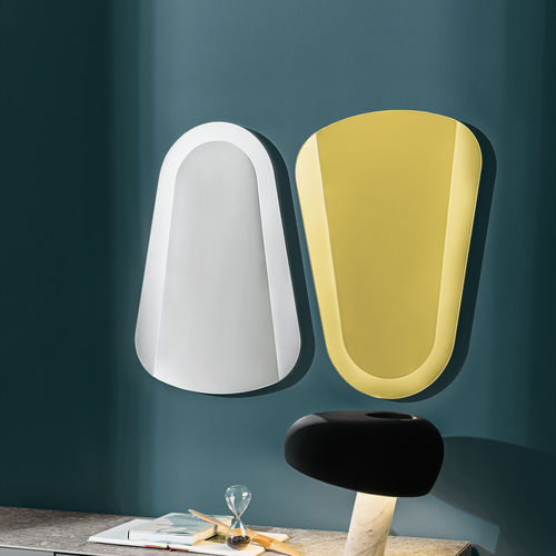 Espelho de parede - CLESSIDRA - Sovet Italia - contemporâneo / em metal laqueado / dourado