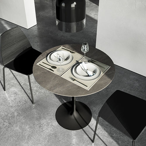 Mesa alta contemporânea - FLÛTE  - Sovet Italia - em HPL / em carvalho / em nogueira