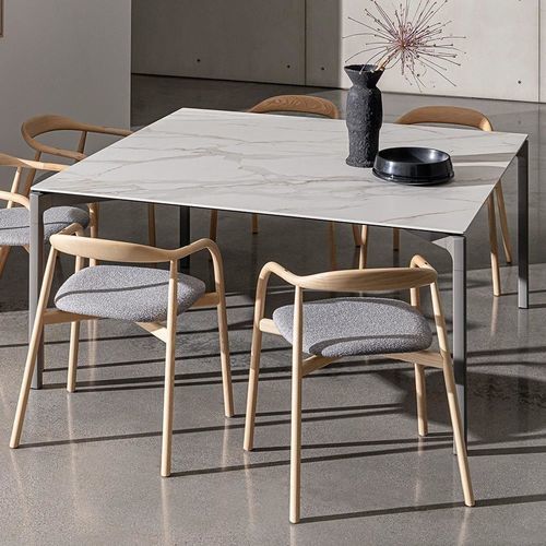Mesa contemporânea - BONE - Sovet Italia - metálica / em alumínio / em bronze