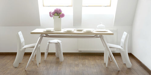 Base de mesa metálica - NOGI - ZIETA - contemporânea