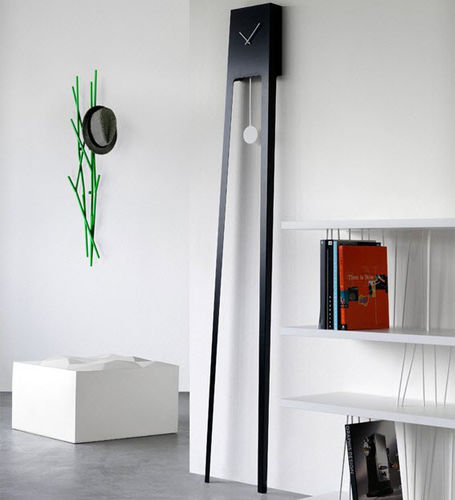 Relógio contemporâneo - TIUKU - COVO - de piso / para ambiente interno / de pêndulo