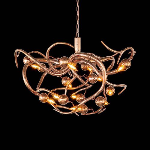 Lustre de design original - EVE - Brand van Egmond - em aço / da linha comercial / para lâmpada incandescente