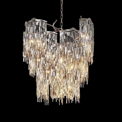 Lustre contemporâneo - ARTHUR : ARCC70N - Brand van Egmond - em vidro / em aço / da linha comercial