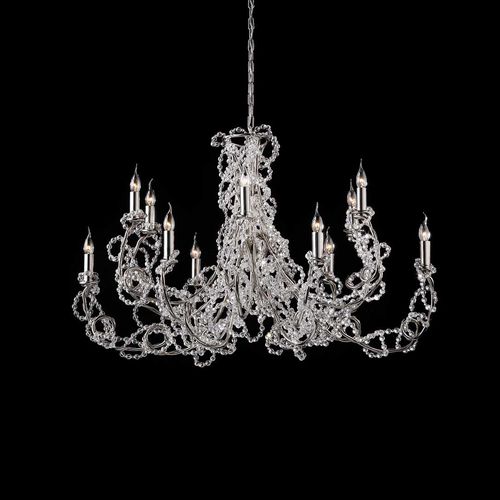 Lustre contemporâneo - COCO : COCOCO120N - Brand van Egmond - em cristal / em aço / da linha comercial