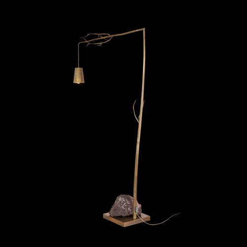 Luminária de piso - FLINTSTONE - Brand van Egmond - em aço / contemporânea / Wire