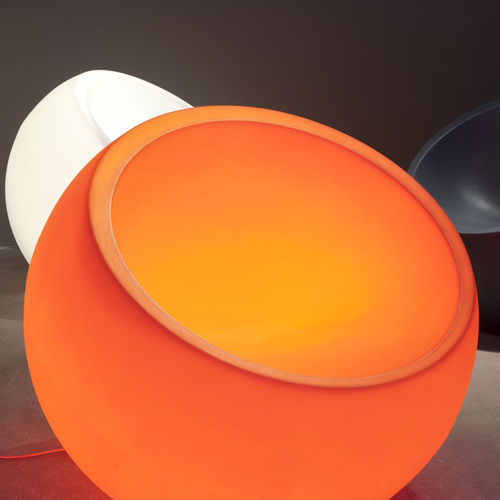 Banco para espaço público contemporâneo - Cranberry Chair Light - Keha3  - em PE / com iluminação / da linha comercial