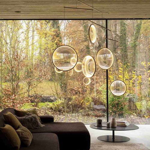 Lustre contemporâneo - FOCUS - DCW éditions - em PMMA / em vidro acrílico / da linha comercial