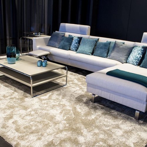 Tapete contemporâneo - SHADOW 2.0 - B.I.C. Luxury Carpets - de cor lisa / de lã / em Tencel®