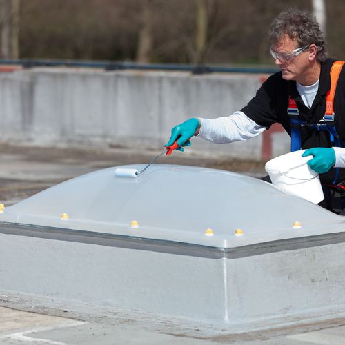 Reboco de proteção - KEMPEROL FALLSTOP - KEMPER SYSTEM - para telhado / sintético