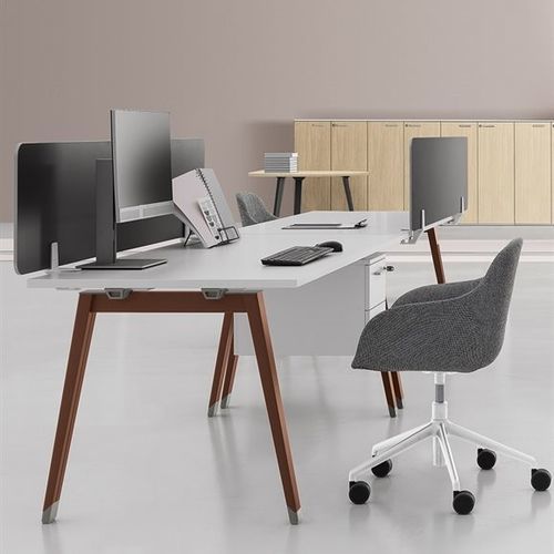 Estação de trabalho - DV804 E-PLACE - Della Valentina Office - de piso / de 2 a 4 lugares / de vários lugares