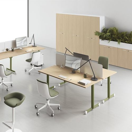 Estação de trabalho - DV817 OSLO - Della Valentina Office - de piso / de 2 a 4 lugares / contemporânea