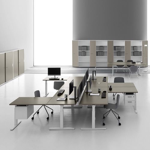 Estação de trabalho - DV803 NOBU - Della Valentina Office - de piso / de 2 a 4 lugares / de 2 lugares