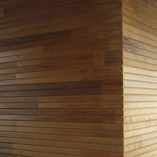 Revestimento de fachada em réguas - AUTHENTIC : WESTERN RED CEDAR CLEAR 2 - SIVALBP - em madeira / ranhurado