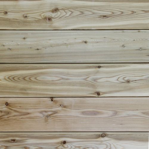 Revestimento de fachada em réguas - AUTHENTIC : MÉLÈZE DE SIBÉRIE  A/B - SIVALBP - em madeira / com certificação FSC / ranhurado