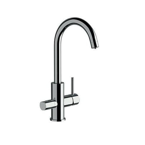 Misturador monocomando de bancada - 560UM - Rubinetterie Mariani - em metal cromado / para cozinha / 1 furo