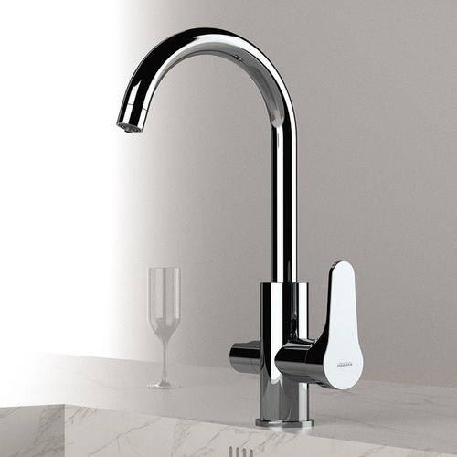 Misturador monocomando de bancada - 560SF - Rubinetterie Mariani - em latão cromado / para cozinha / de 3 vias