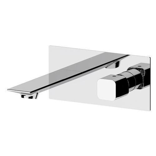 Misturador monocomando para lavatório - 565IQ - Rubinetterie Mariani - de parede / em latão cromado / para banheiro