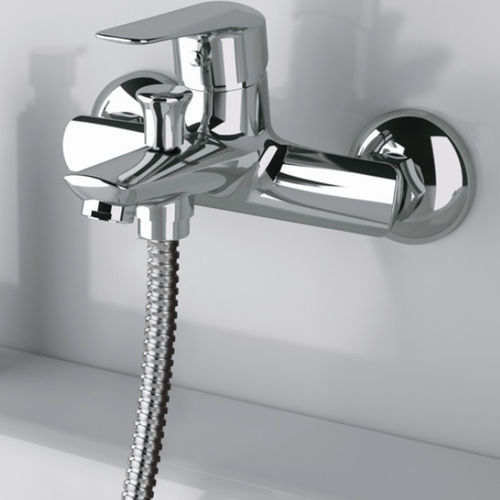 Misturador monocomando para banheira - 212ES - Rubinetterie Mariani - de parede / em metal cromado / para banheiro