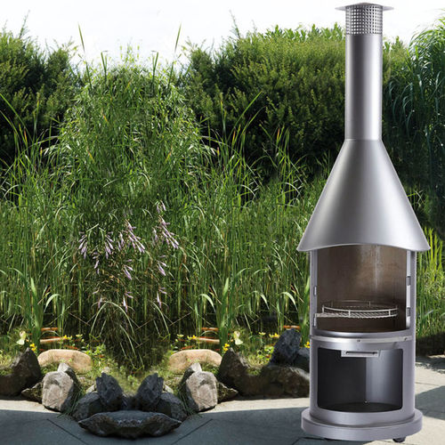 Lareira a lenha - AUCKLAND PRESTIGE - Buschbeck - de piso / Face única / de jardim