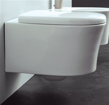 Vaso sanitário suspenso - PERLA - Ceramic Vulcano - em cerâmica / moderno