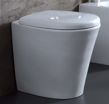 Vaso sanitário de piso - PERLA - Ceramic Vulcano - em cerâmica / moderno