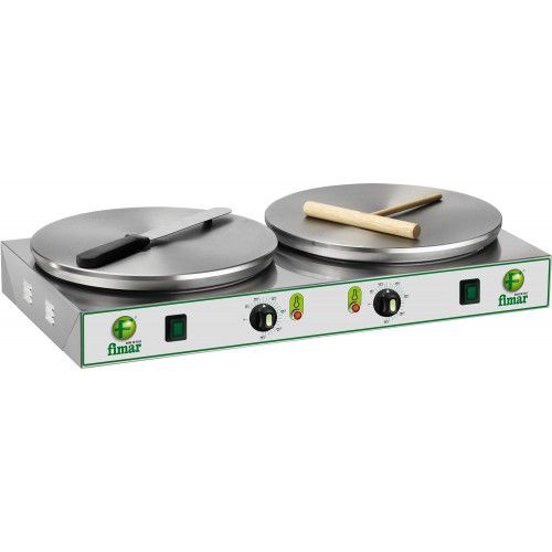 Máquina de crepes elétrica - CRP2N - Fimar - profissional / dupla