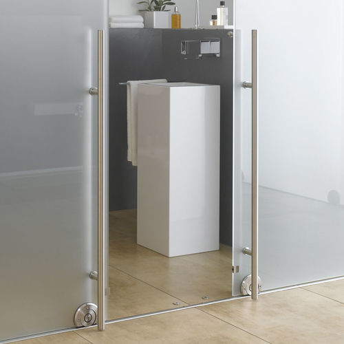 Puxador para porta de vidro - TG.1150 - MWE Edelstahlmanufaktur - para porta de correr / em aço inoxidável / contemporâneo