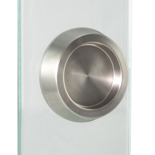 Maçaneta para porta de correr - GR.3226 - MWE Edelstahlmanufaktur - para porta de vidro / em aço inoxidável / contemporânea