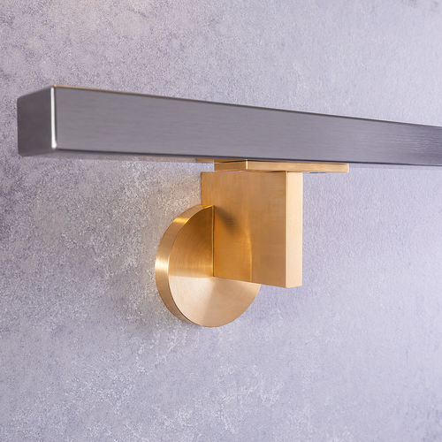 Corrimão em aço inoxidável - CONCEPT F - MWE Edelstahlmanufaktur - em aço inoxidável polido / em madeira