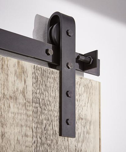 Sistema deslizante metálico - SB.0001 - MWE Edelstahlmanufaktur - para porta de vidro / para porta de madeira