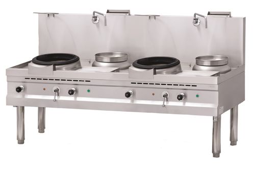Fogão a gás - NGKB 22-90 - Nayati Europe - profissional / wok