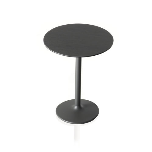 Mesa de lanchonete contemporânea - COPA - MOBLIBERICA - em cerâmica / com base metálica / redonda