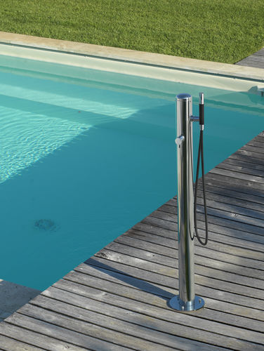 Chuveiro de jardim para piscina - SPRING POOL: COL90 - Fontealta - em aço inoxidável