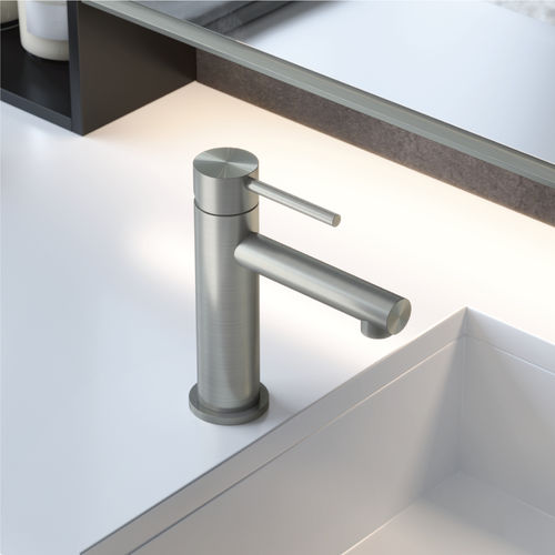 Misturador monocomando para lavatório - SKINNY W35 - Fontealta - de bancada / em aço inoxidável / para ambiente interno